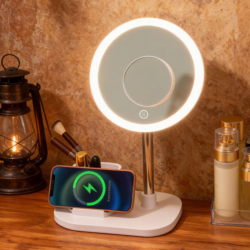 LED Makeup Mirror with Wireless Charging - Apex Goods Co