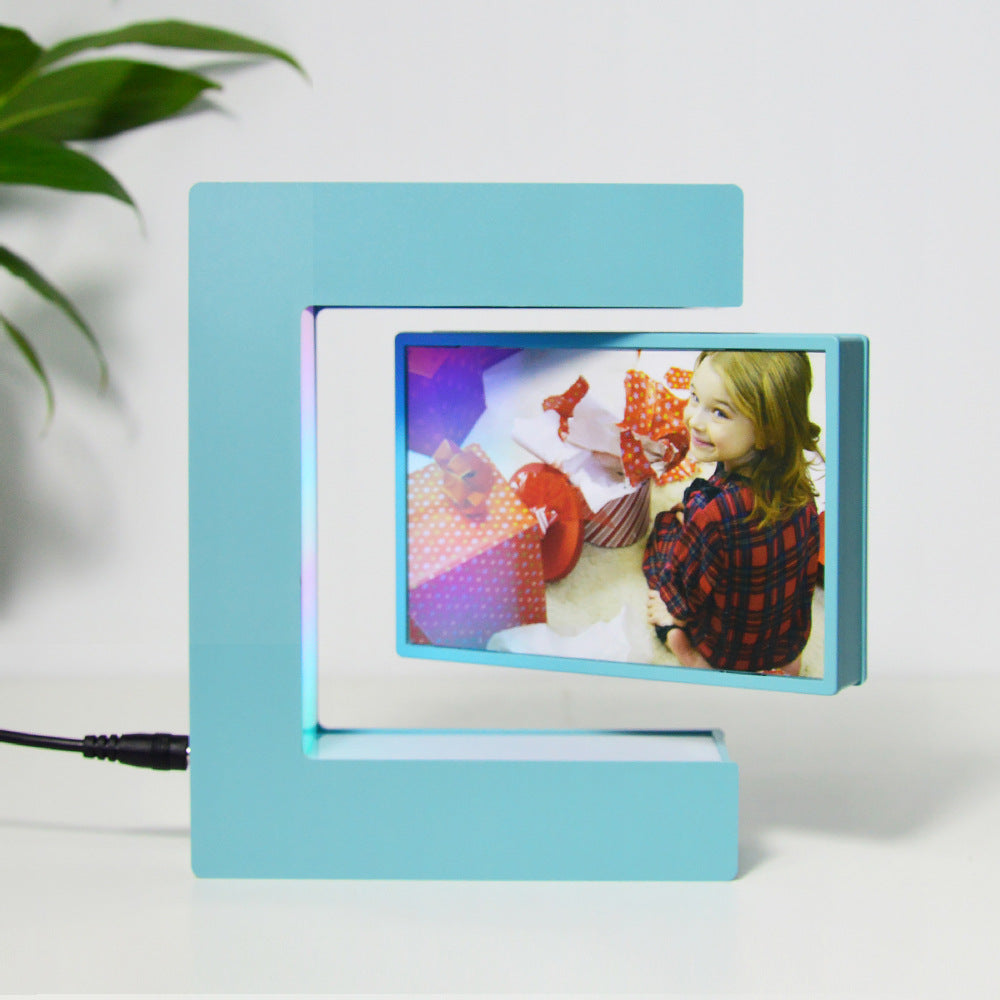 Magnetic Levitation Photo Frame with LED Lights - Apex Goods Co