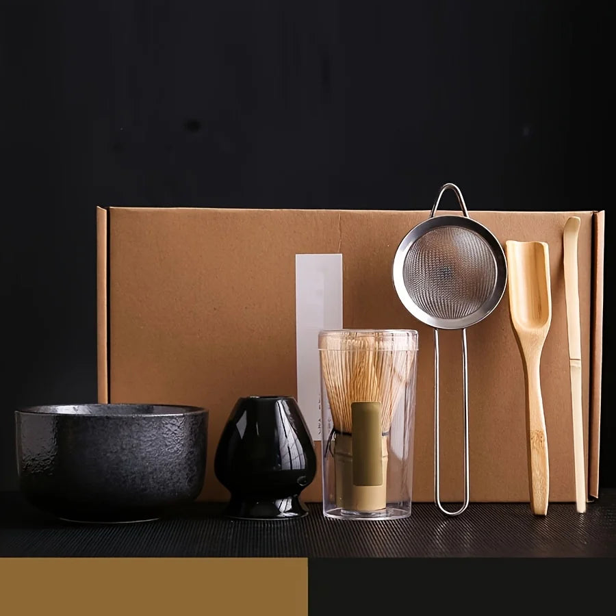 Matcha Tea Ceremony Set – 6-Piece Traditional Kit - Apex Goods Co