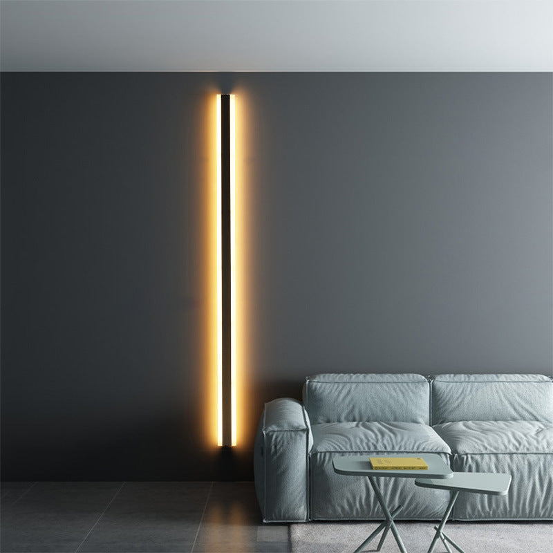 Minimalist Long LED Wall Lamp – Modern Linear Light - Apex Goods Co