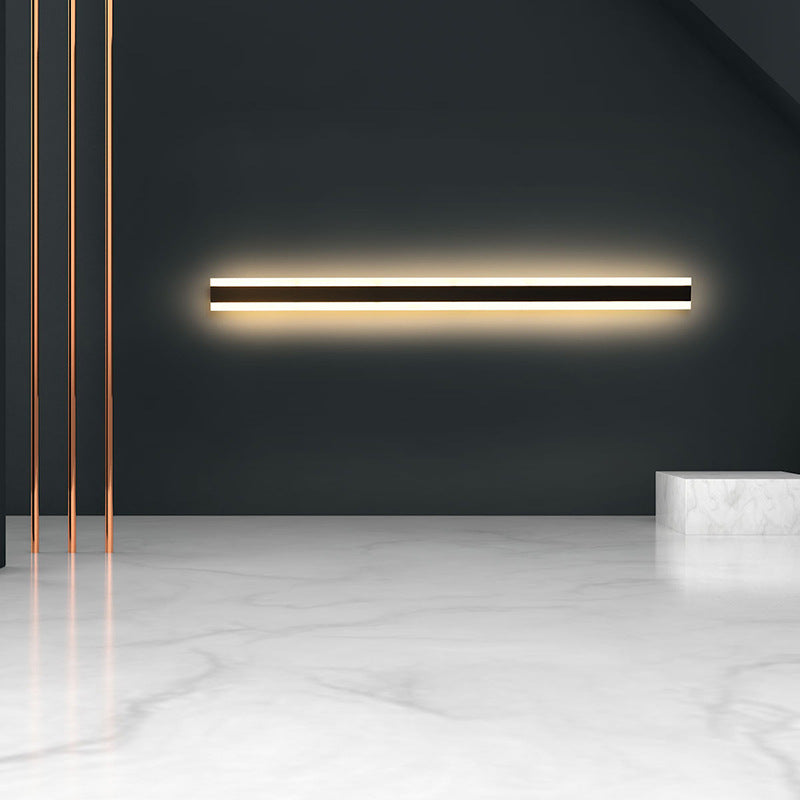 Minimalist Long LED Wall Lamp – Modern Linear Light - Apex Goods Co