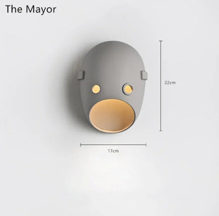 Personality Mask Wall Lamp Creative LED Light - Apex Goods Co