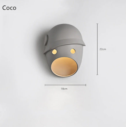 Personality Mask Wall Lamp Creative LED Light - Apex Goods Co