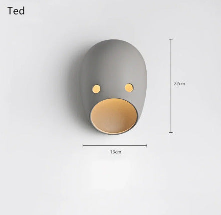 Personality Mask Wall Lamp Creative LED Light - Apex Goods Co