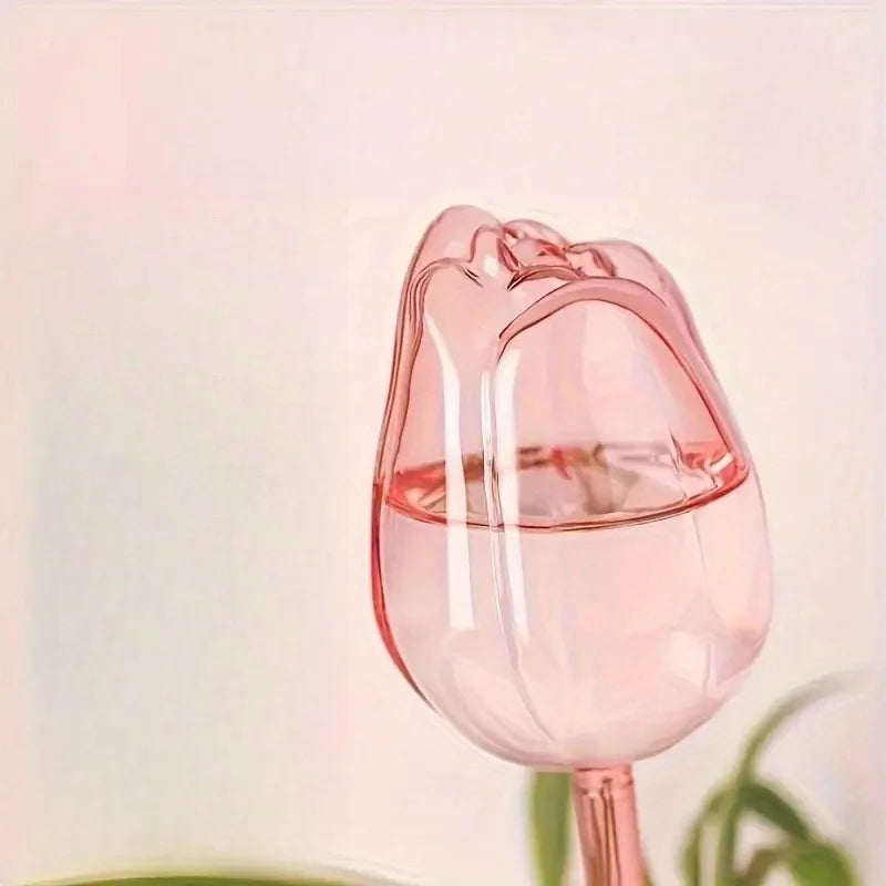 Pink Tulip Plant Watering Balls – Auto Drip - Apex Goods Co