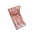 5-Piece Portable Makeup Brush Set with Mirror - Apex Goods Co