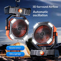 Rechargeable Desk Fan with LED Light & Humidifier - Apex Goods Co
