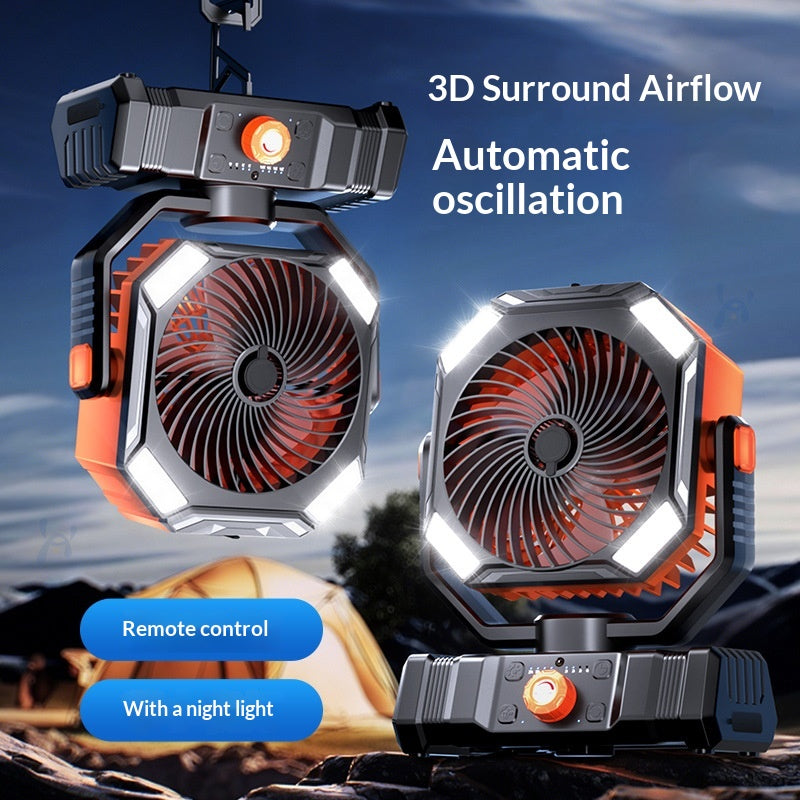 Rechargeable Desk Fan with LED Light & Humidifier - Apex Goods Co