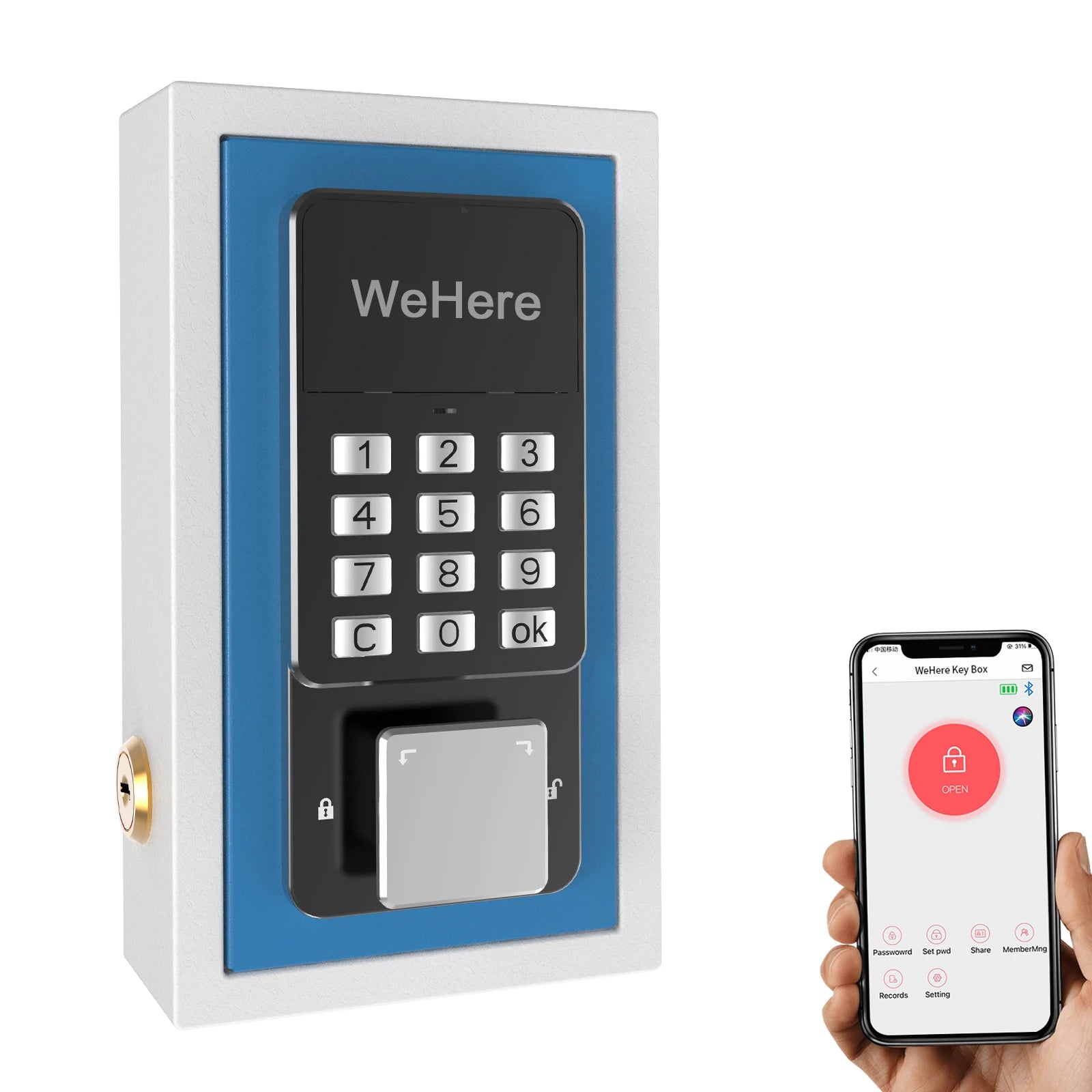 Smart Password Key Safe Box with Remote Control - Apex Goods Co
