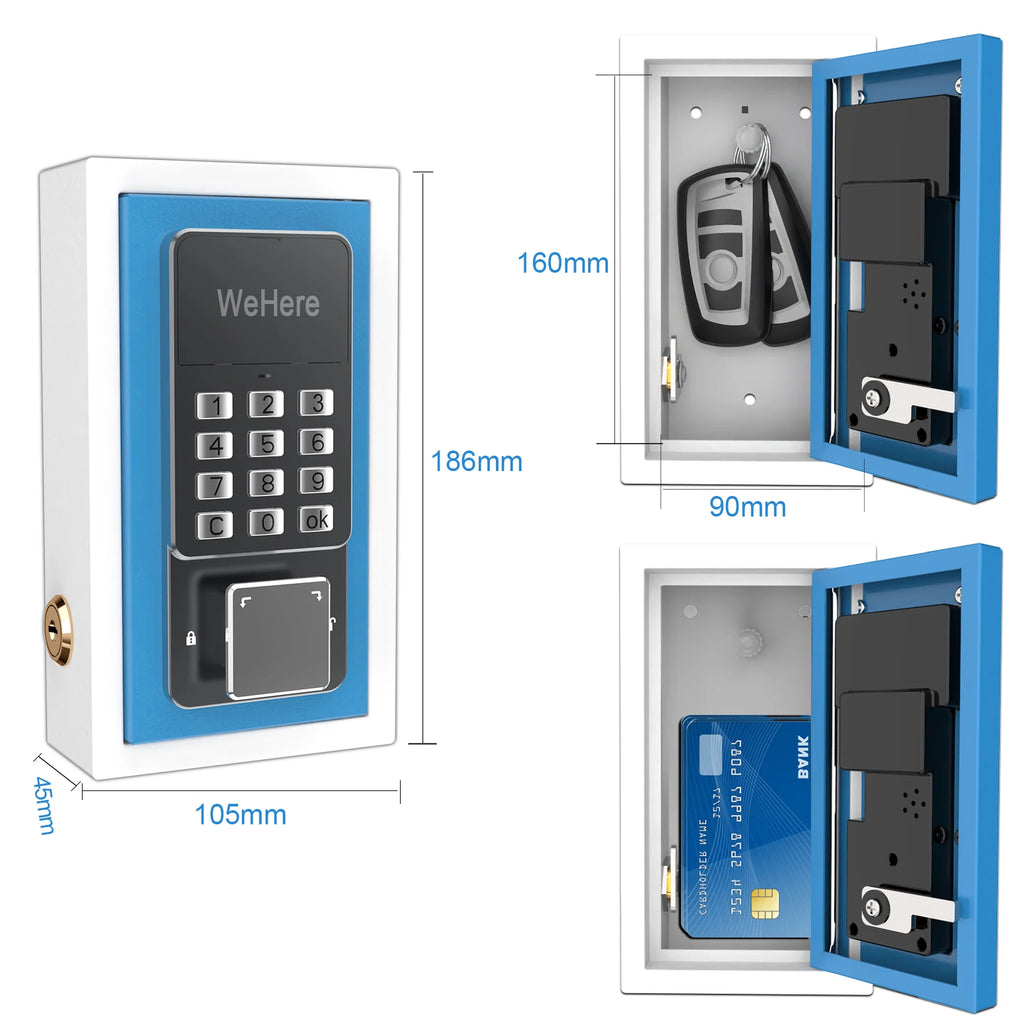 Smart Password Key Safe Box with Remote Control - Apex Goods Co