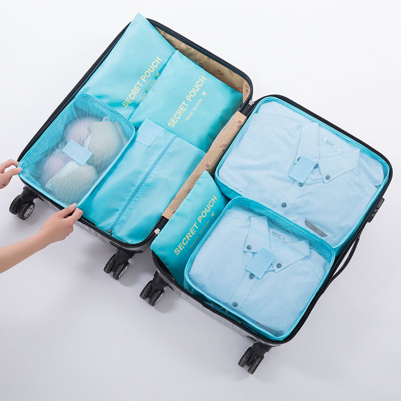 Travel Luggage Storage Bag – Dark Blue Packing Organizer - Apex Goods Co