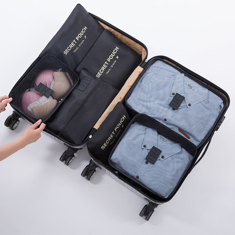 Travel Luggage Storage Bag – Dark Blue Packing Organizer - Apex Goods Co