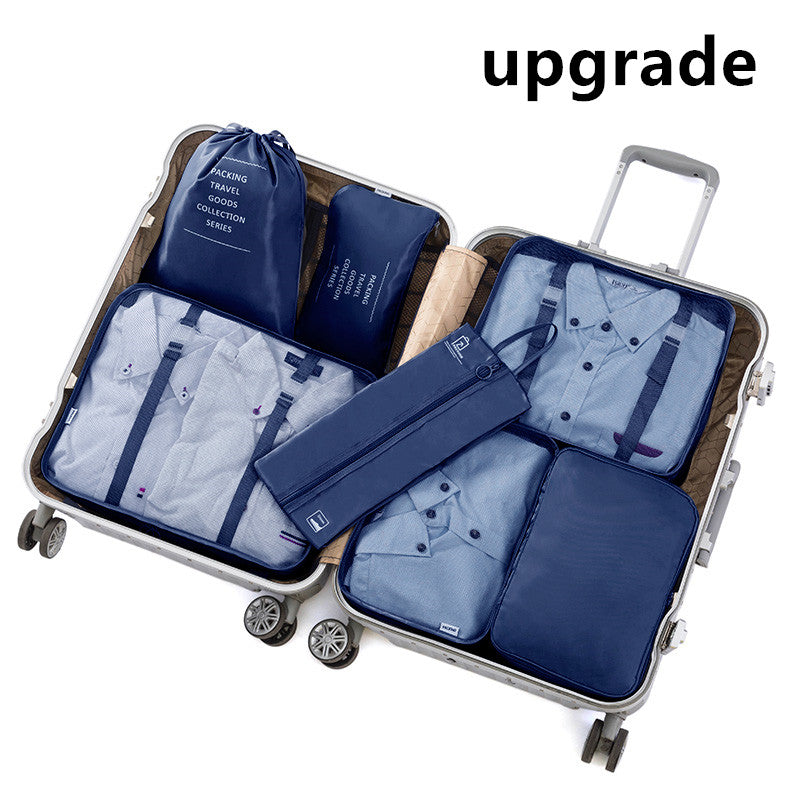 Travel Luggage Storage Bag – Dark Blue Packing Organizer - Apex Goods Co