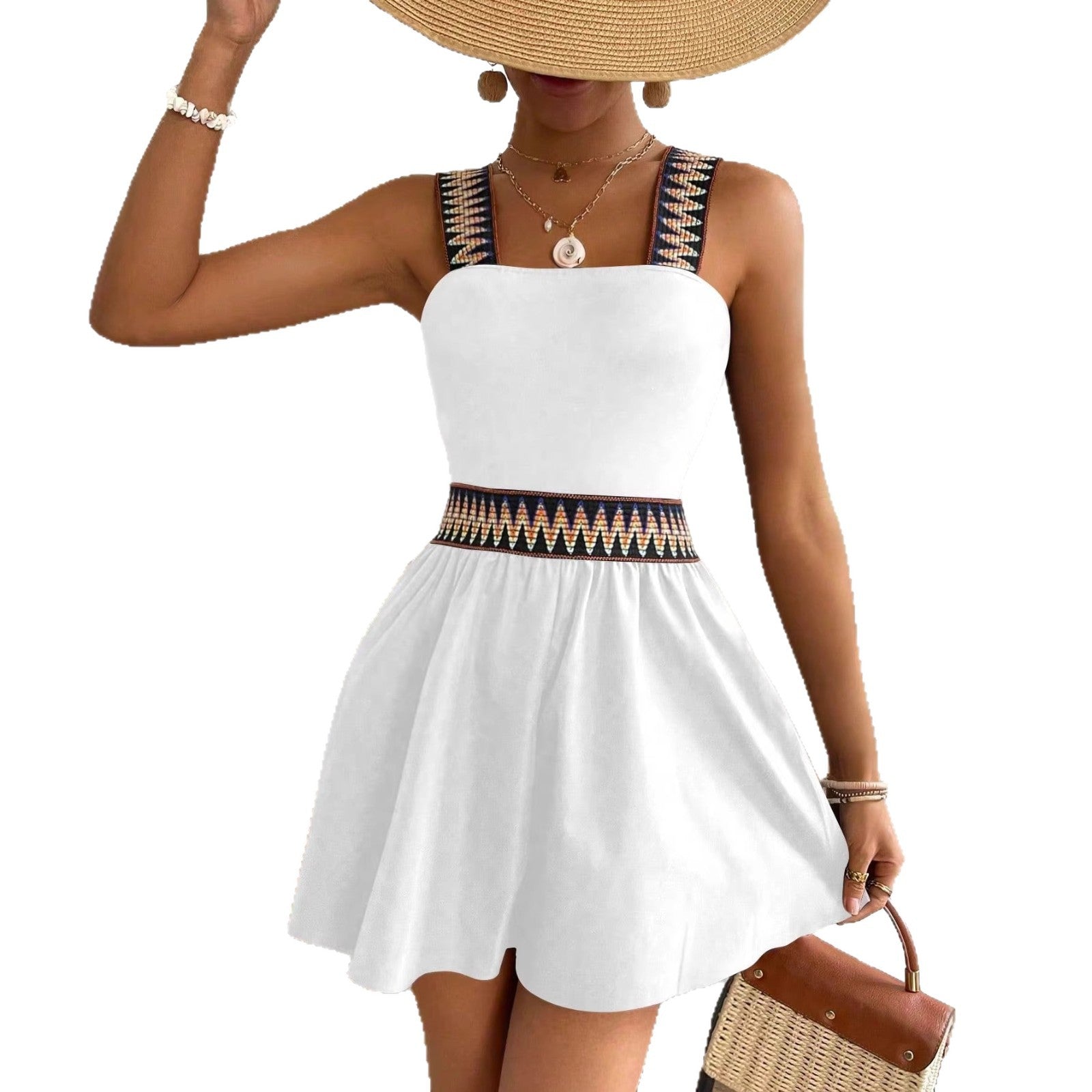 Wide-Leg Jumpsuit with Cinched Waist – Resort Style - Apex Goods Co