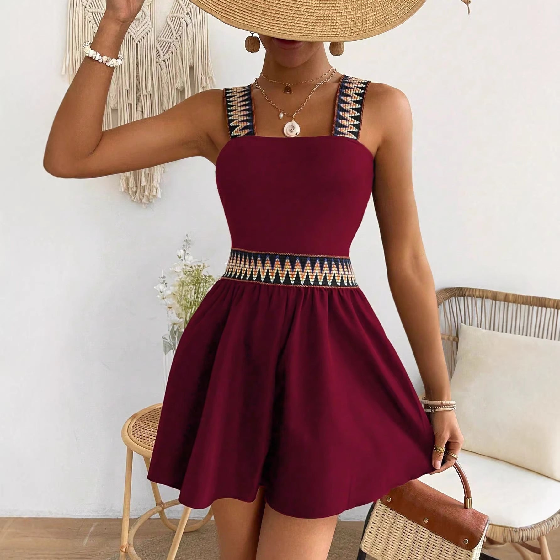 Wide-Leg Jumpsuit with Cinched Waist – Resort Style - Apex Goods Co