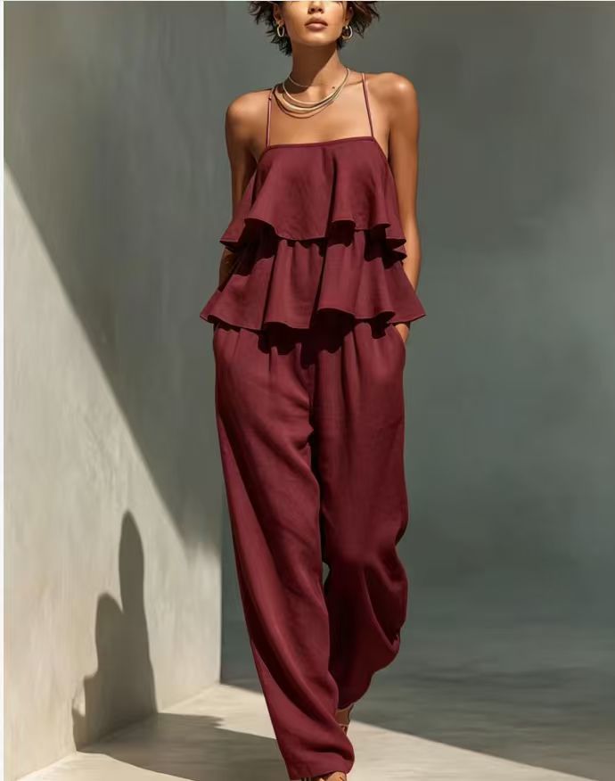 Women's Camisole & Pants Lounge Set – Cozy Comfort - Apex Goods Co