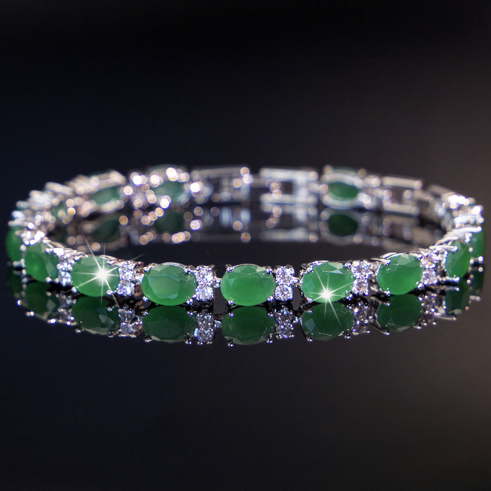 Crystal Zircon Bracelet – Elegant Summer Jewelry