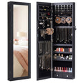 Full-Length Mirror Jewelry Armoire with LED Lights
