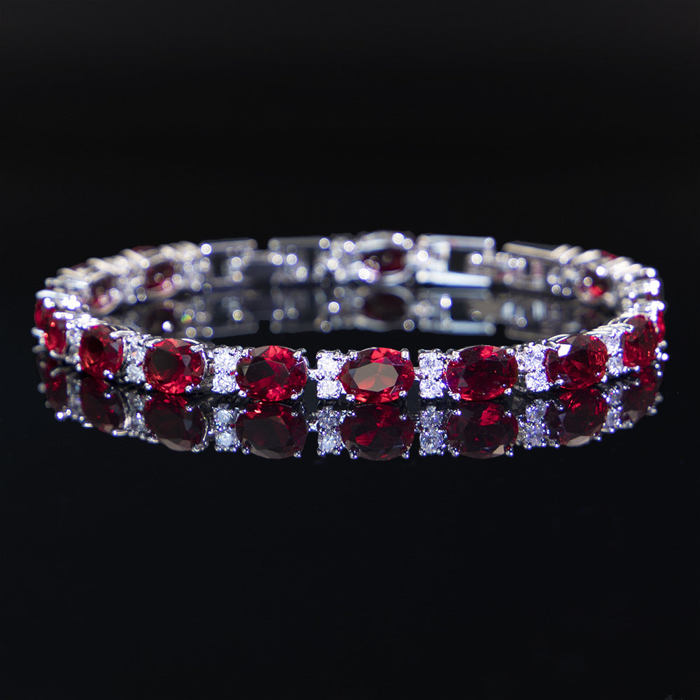 Crystal Zircon Bracelet – Elegant Summer Jewelry