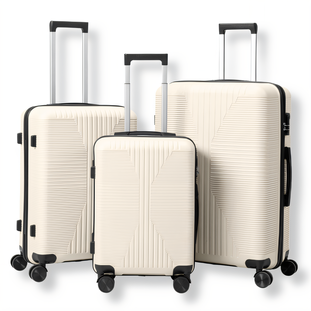 PP Trolley Case Set 20in 24in 28in 3-Piece