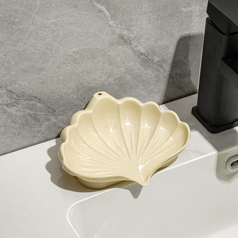 Shell Soap Box Dispenser, Cream