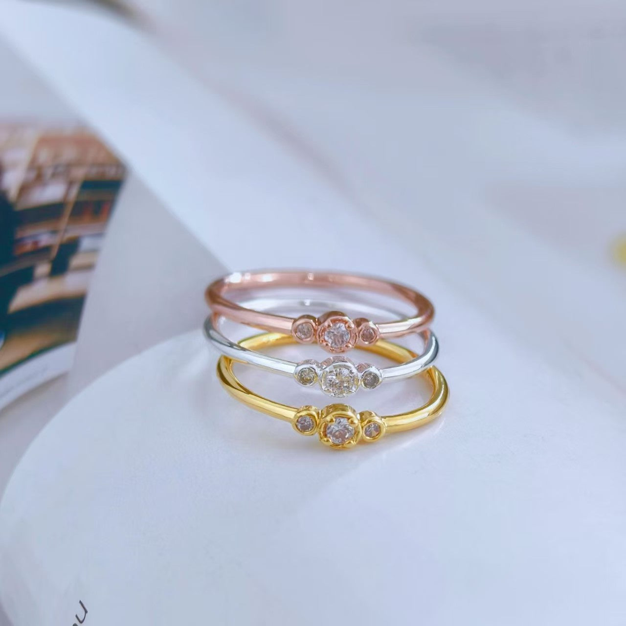 Ultra-Fine Zircon Ring for Women