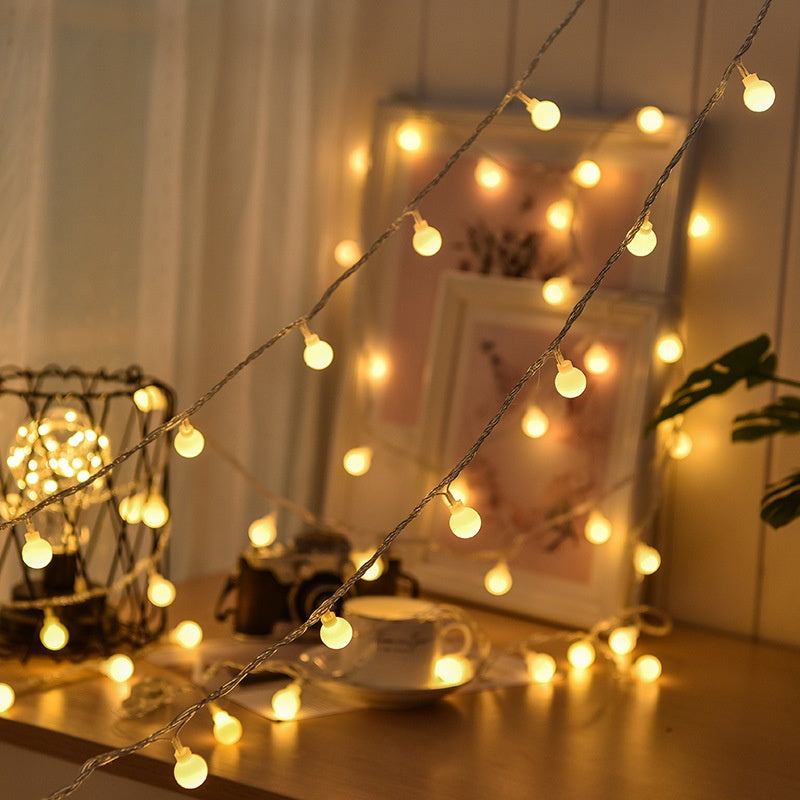 Solar String Lights Outdoor 6.5M Fairy Lights