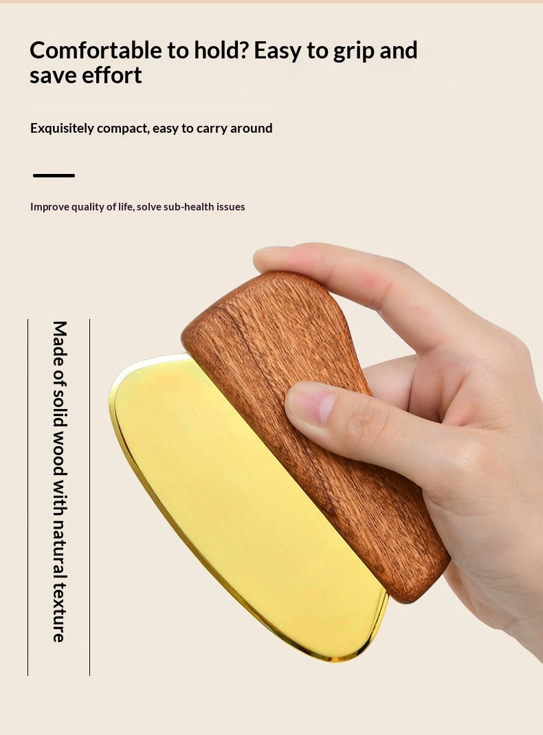 Zinc Alloy Fascia Scraper for Gua Sha Massage